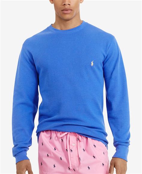 polo ralph lauren thermal shirt|polo ralph lauren waffle knit.